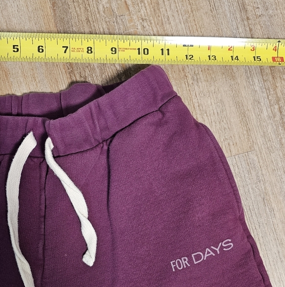 Kids Girls Purple, Organic CottonJoggers by For Days Size Small - Picture 3 of 6